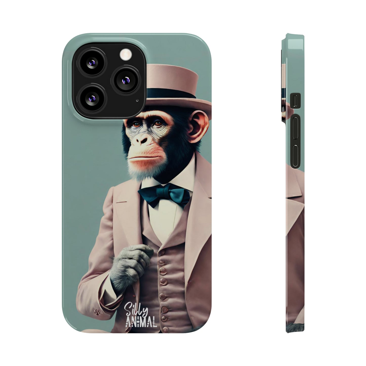 Elegant Pastel Chimpanzee Phone Case