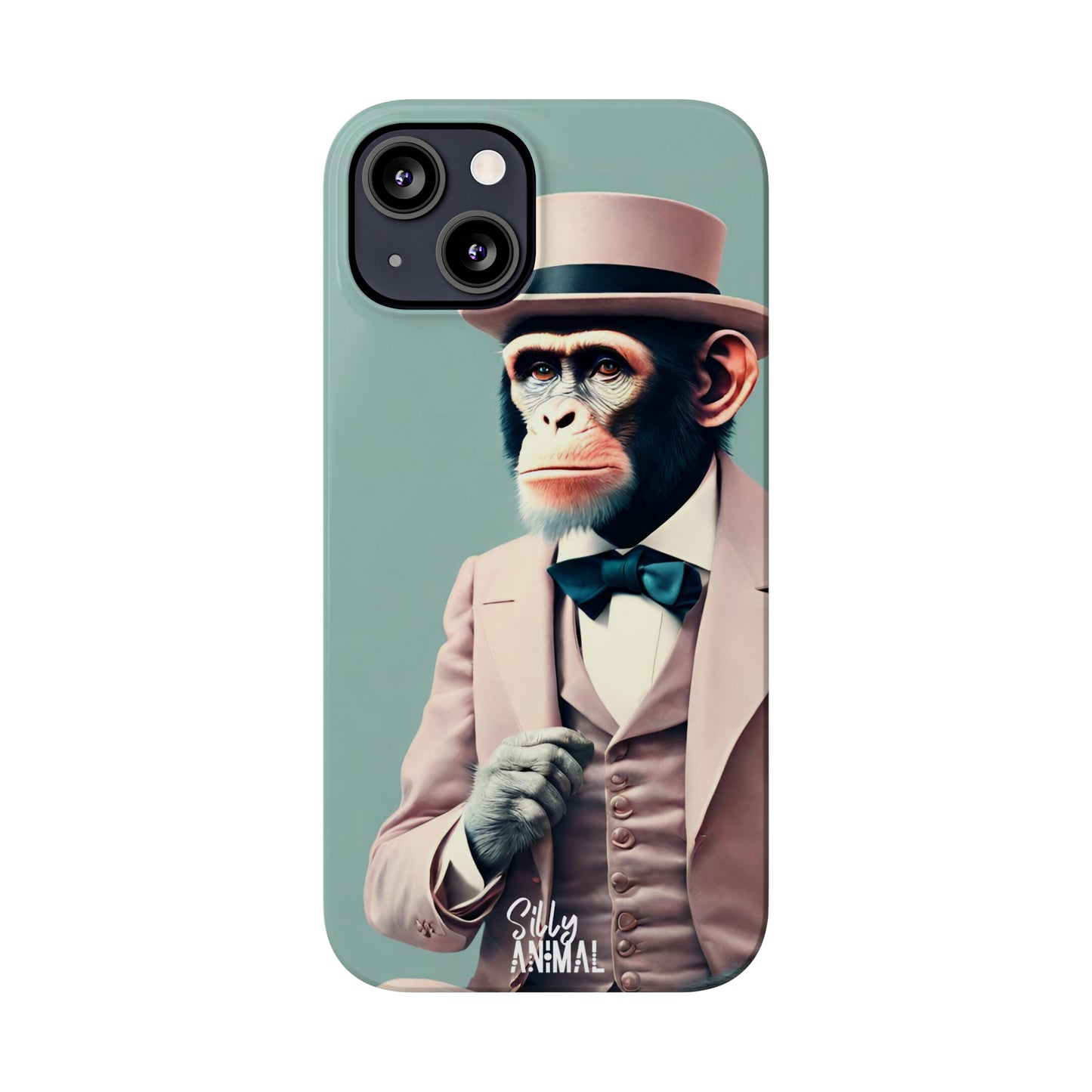 Elegant Pastel Chimpanzee Phone Case