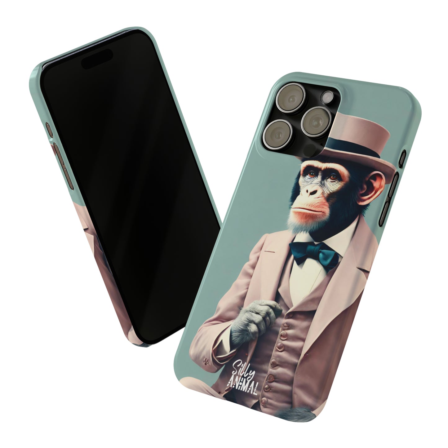 Elegant Pastel Chimpanzee Phone Case