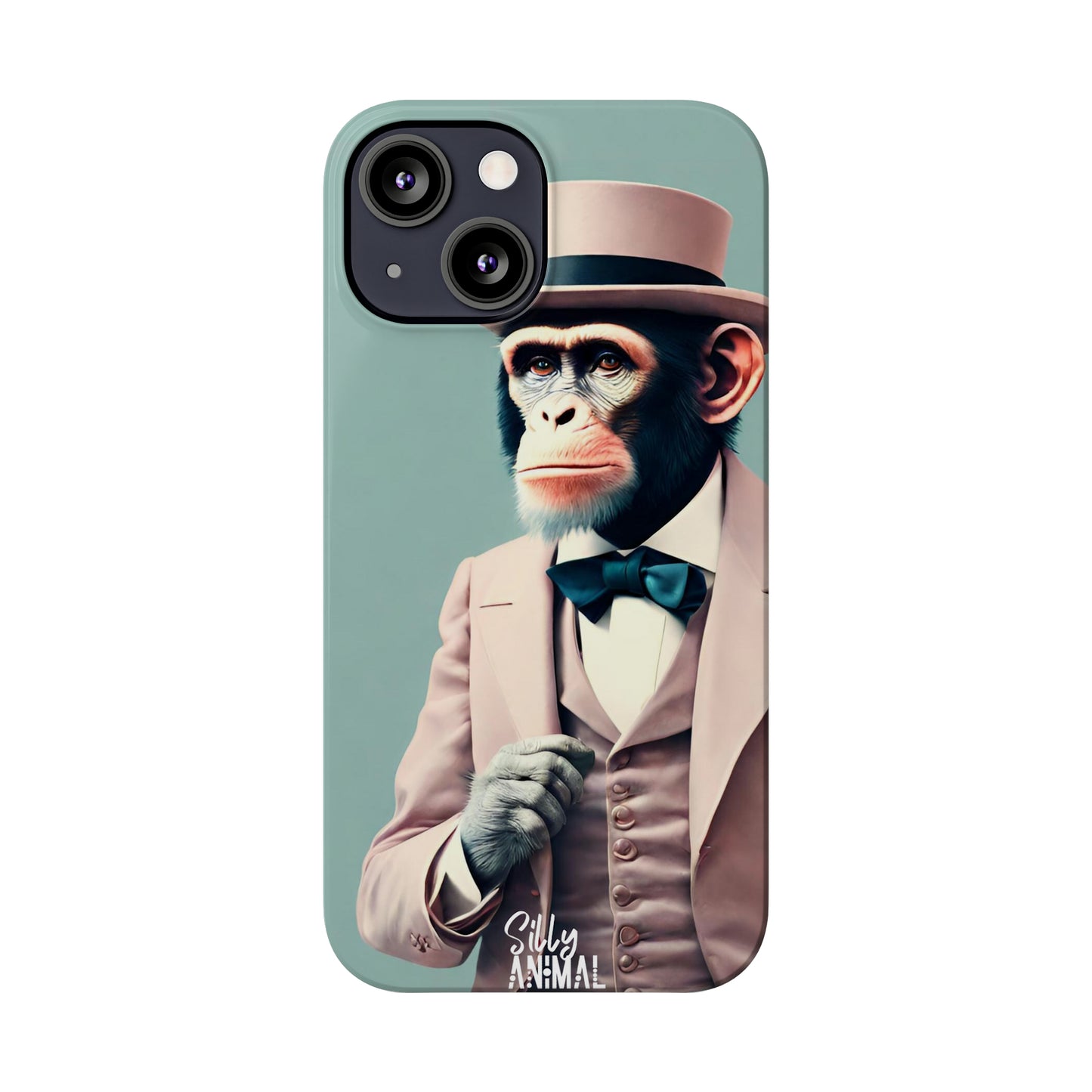 Elegant Pastel Chimpanzee Phone Case