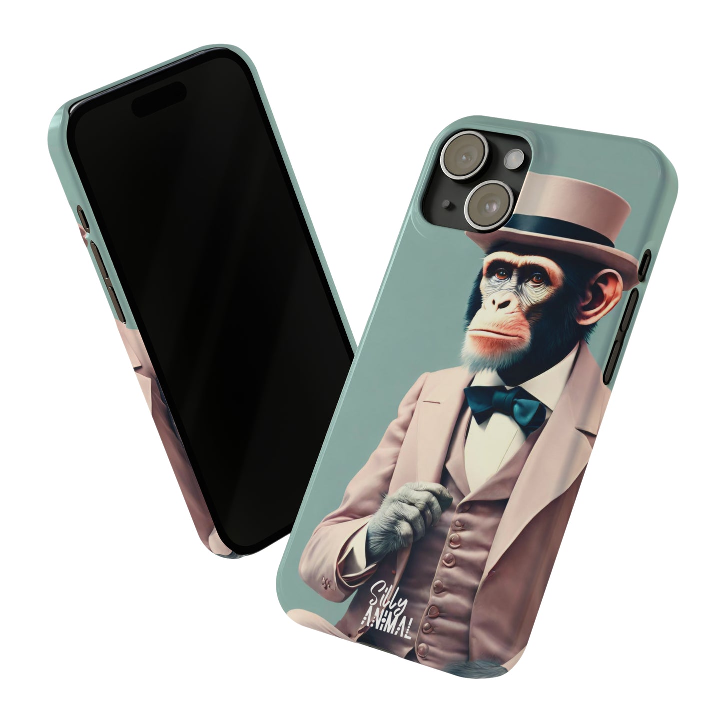 Elegant Pastel Chimpanzee Phone Case