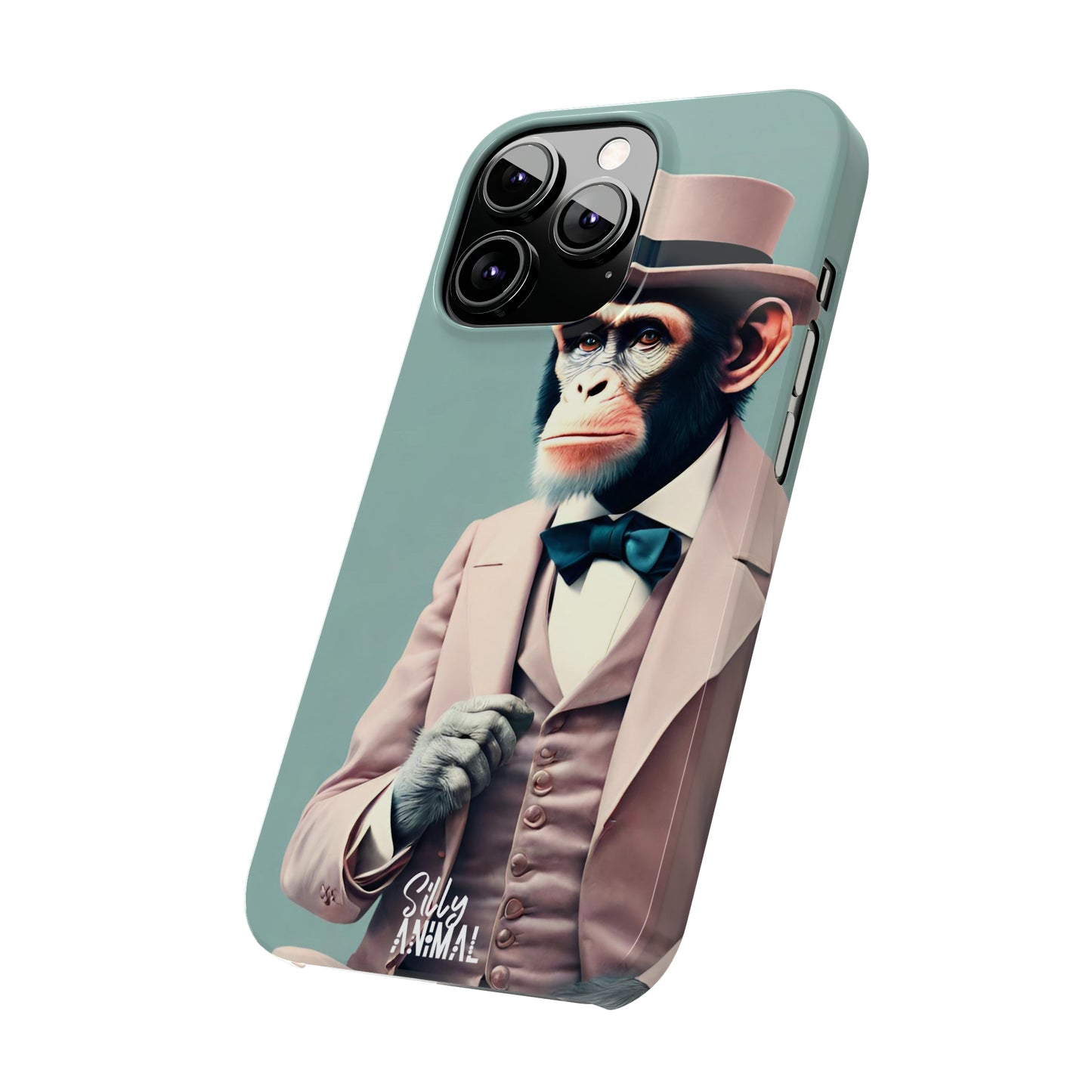 Elegant Pastel Chimpanzee Phone Case