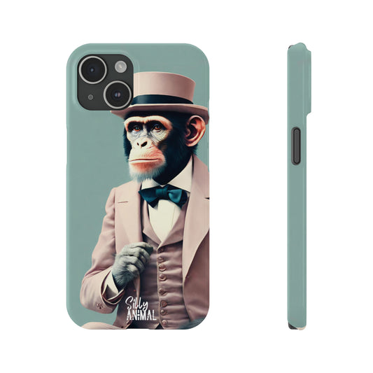 Elegant Pastel Chimpanzee Phone Case