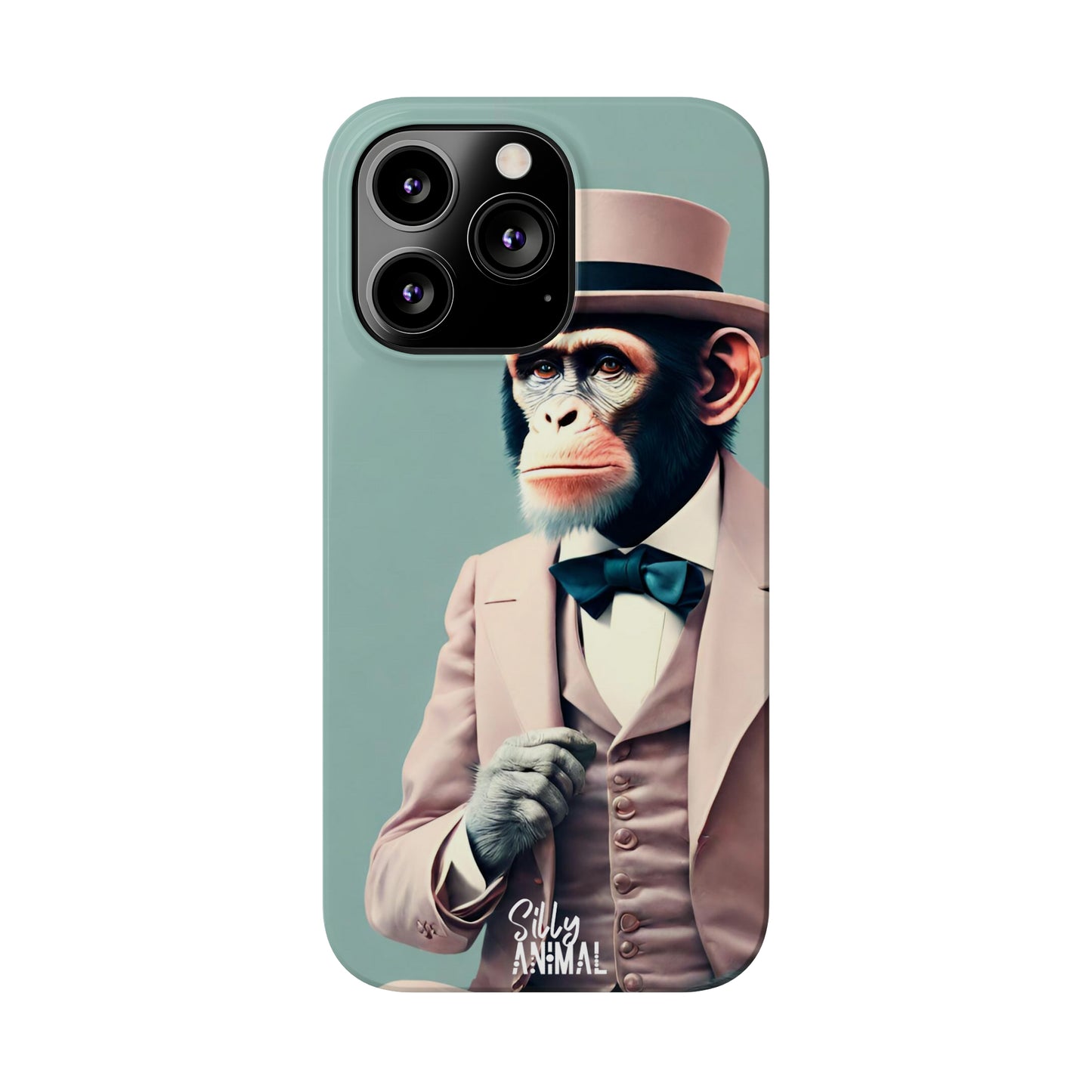 Elegant Pastel Chimpanzee Phone Case