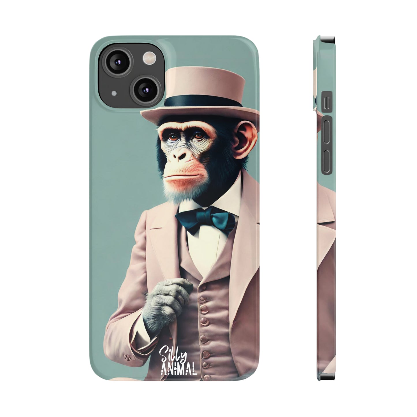 Elegant Pastel Chimpanzee Phone Case