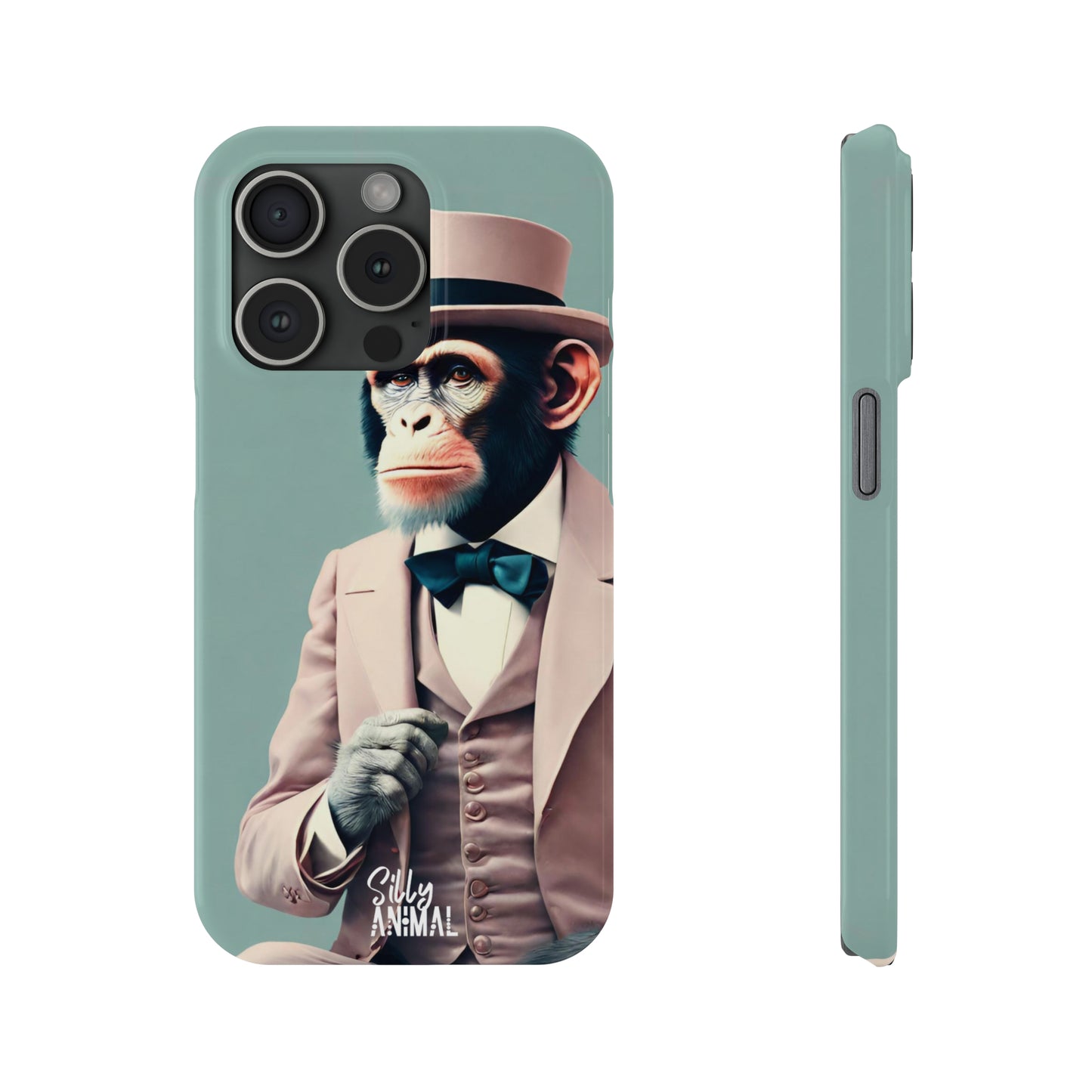 Elegant Pastel Chimpanzee Phone Case