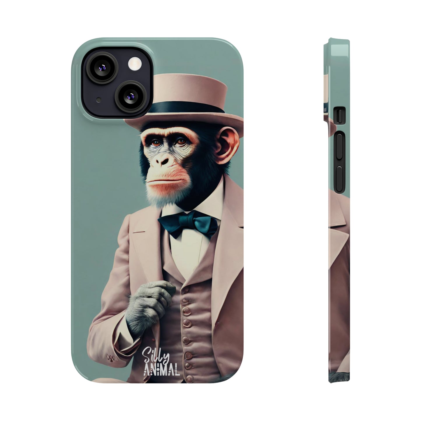 Elegant Pastel Chimpanzee Phone Case