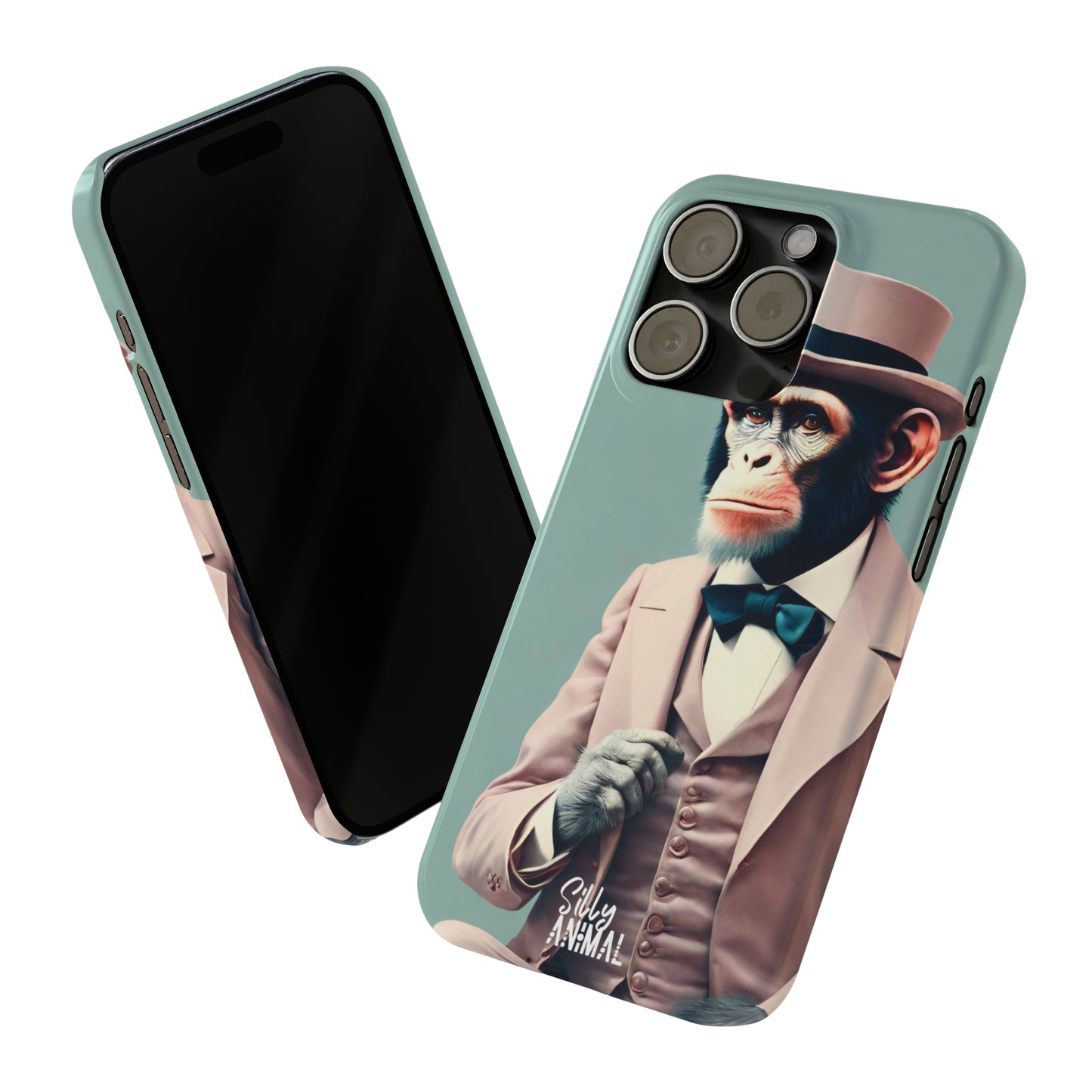 Elegant Pastel Chimpanzee Phone Case